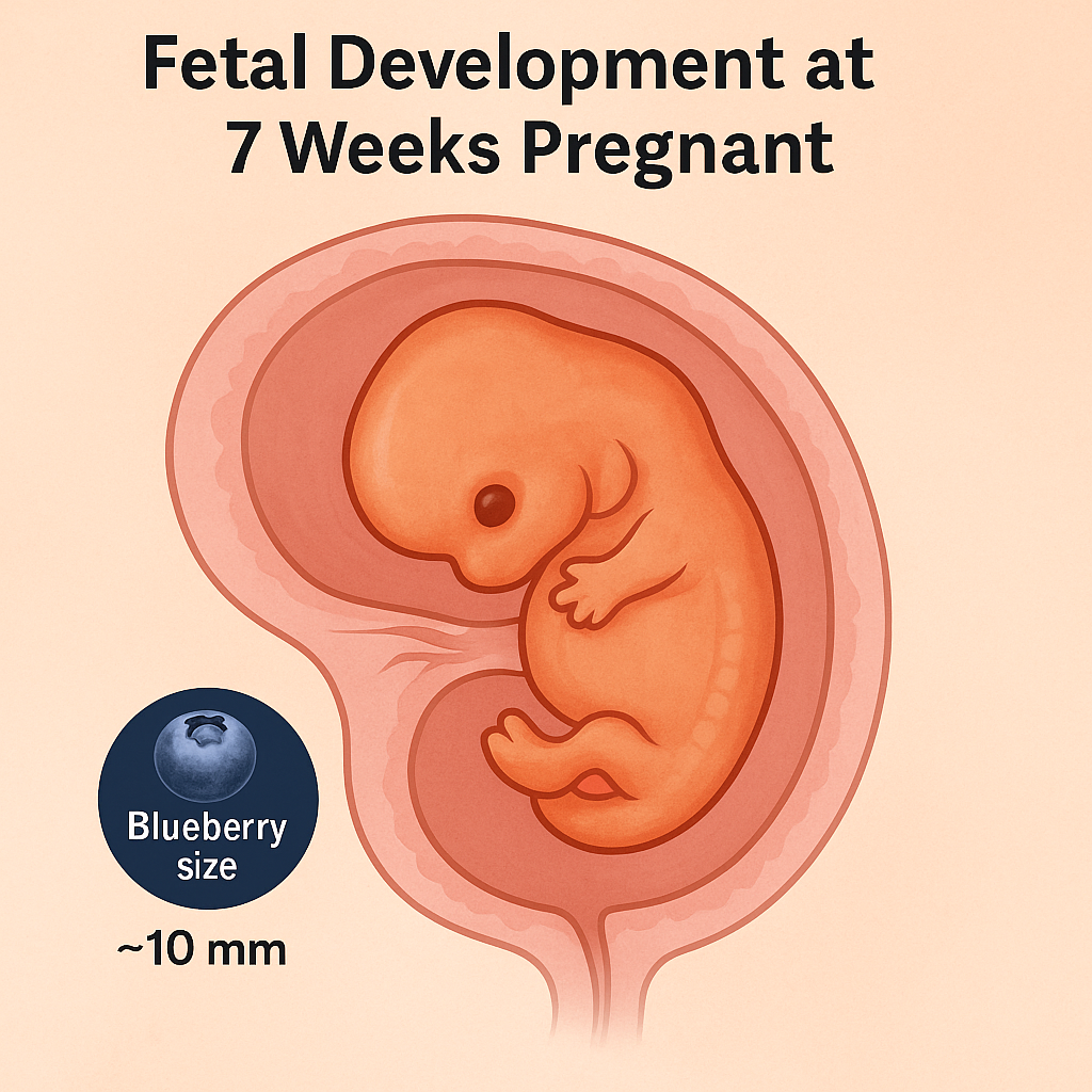 Fetal Development at 7 Weeks Pregnant