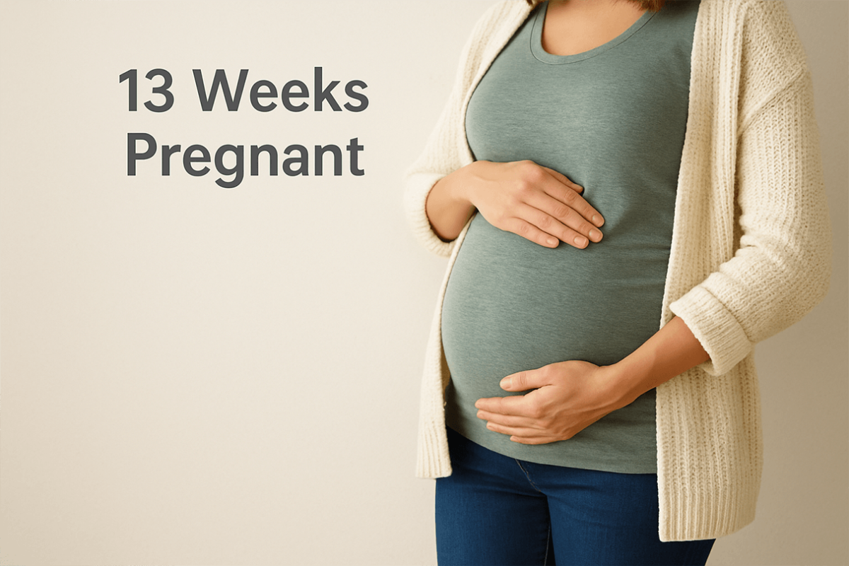 13 Weeks Pregnant: Belly, Symptoms & Baby Development